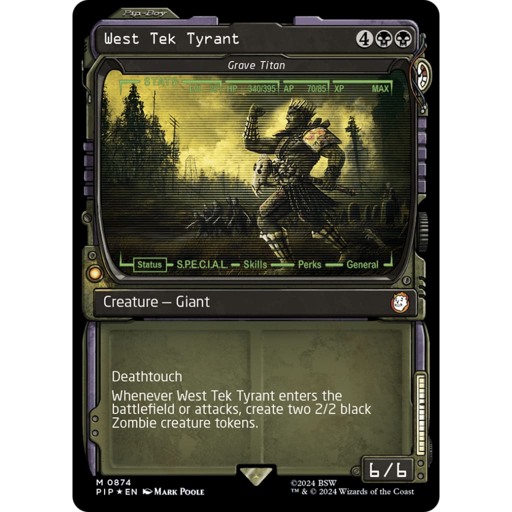 Grave Titan / West Tek Tyrant (PIP-874): (Showcase) Foil