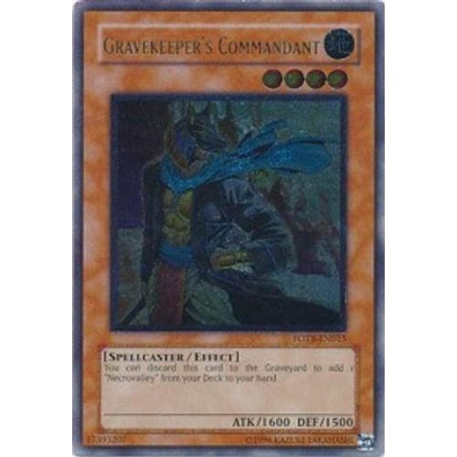 Gravekeeper’s Commandant (UTR) (FOTB-EN015) Ultimate Rare