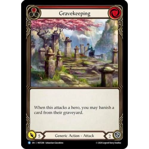 Gravekeeping (Red) (PART THE MISTVEIL) - Single