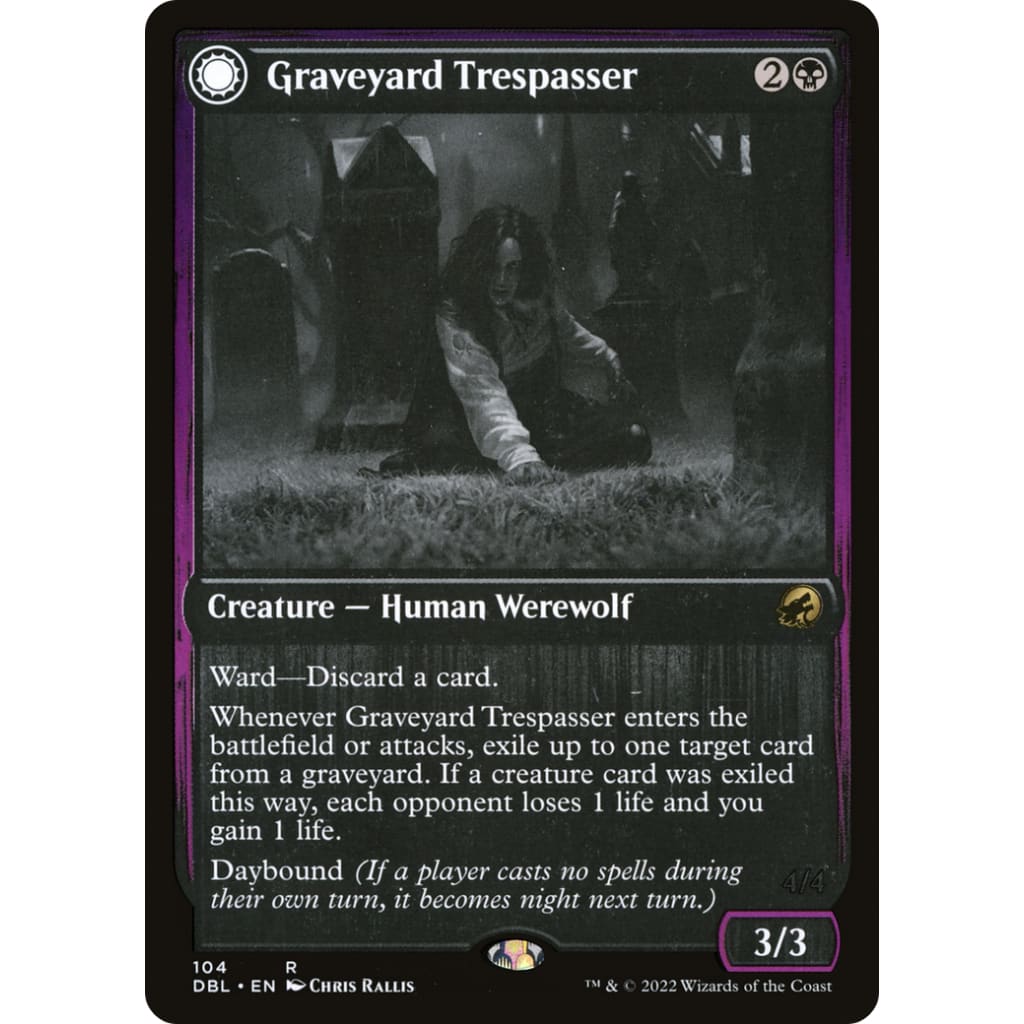 Graveyard Trespasser // Glutton (DBL-104): (Double Faced