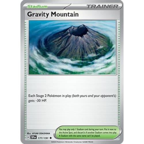 Gravity Mountain (177) Uncommon Reverse Holofoil - Single