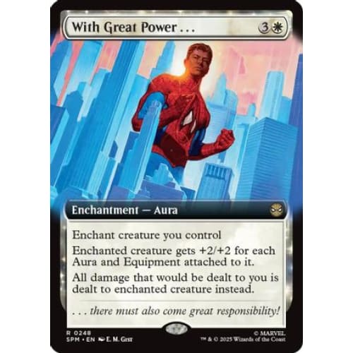 With Great Power... (Extended Art) (SPM-248) Foil - Single