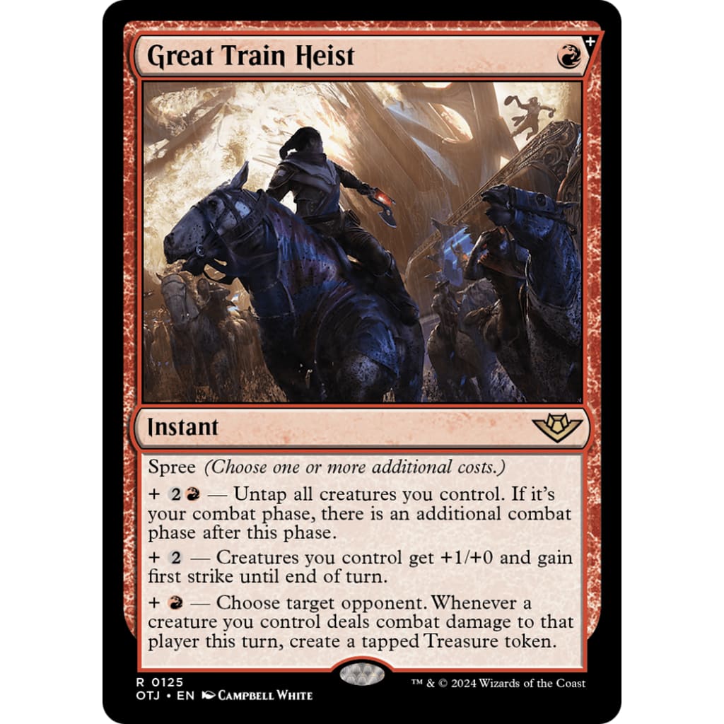 Great Train Heist (OTJ-125) Foil - Single