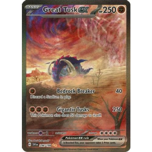 Great Tusk ex - 246/198 (246) Special Illustration Rare