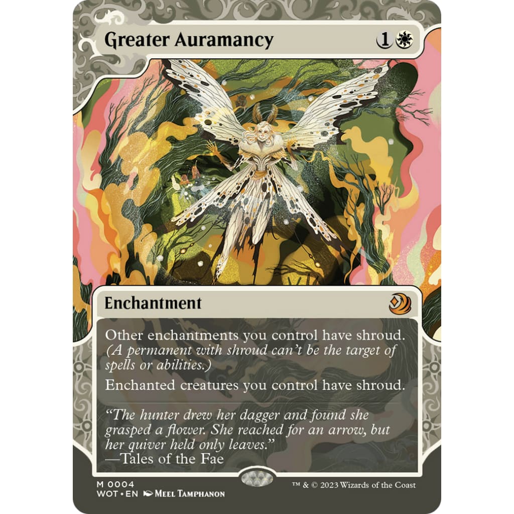 Greater Auramancy (WOT-004): (Showcase) (Borderless)