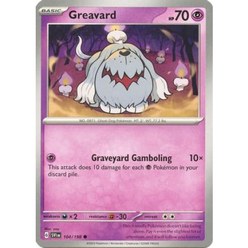 Greavard - 104/198 (104) Common - Single