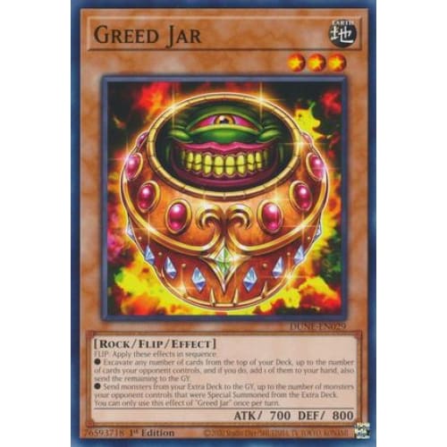 Greed Jar - DUNE-EN029 Common 1st Edition - Single
