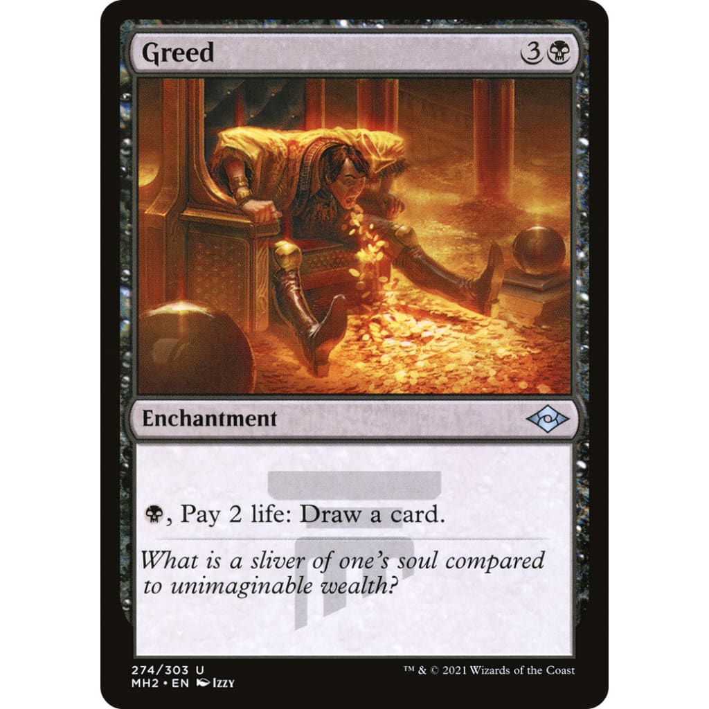 Greed (MH2-274) Foil - Single