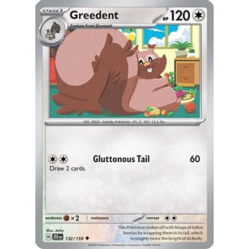 Greedent (132) Uncommon - Single