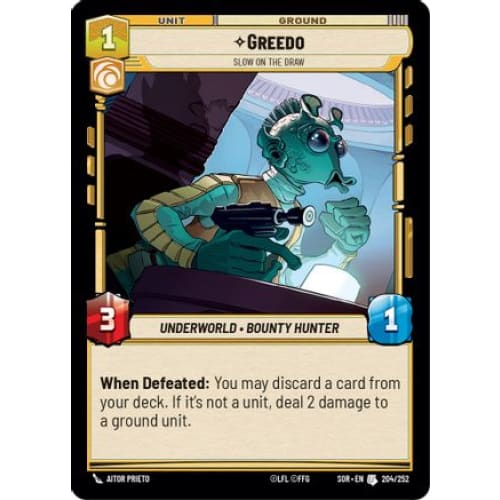 Greedo - Slow on the Draw (204/252) - Spark of Rebellion