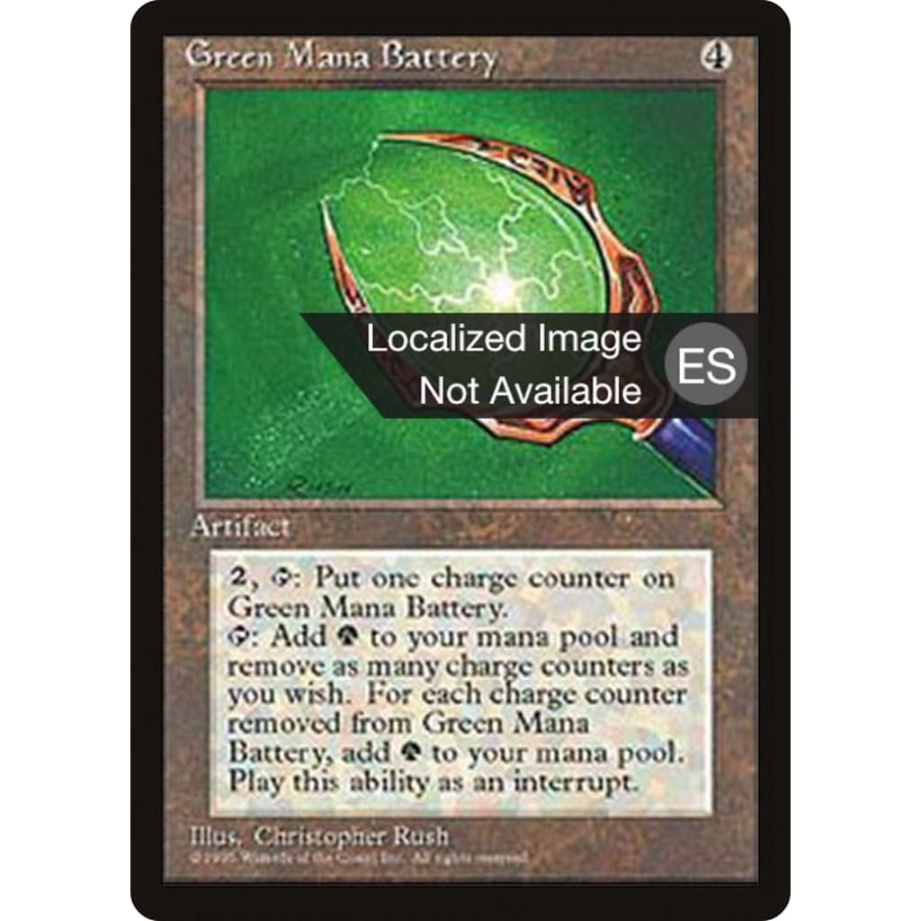 Green Mana Battery (4BB-323) - Single