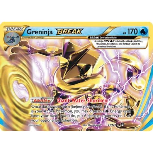 Greninja BREAK (041/122) Rare Holofoil - Single