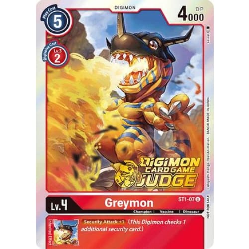Greymon (Judge Pack 1) (ST1-07 U) Promo Foil - Single