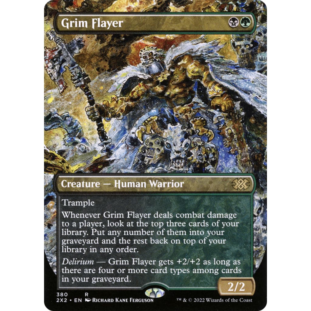 Grim Flayer (2X2-380) (Borderless) - Single