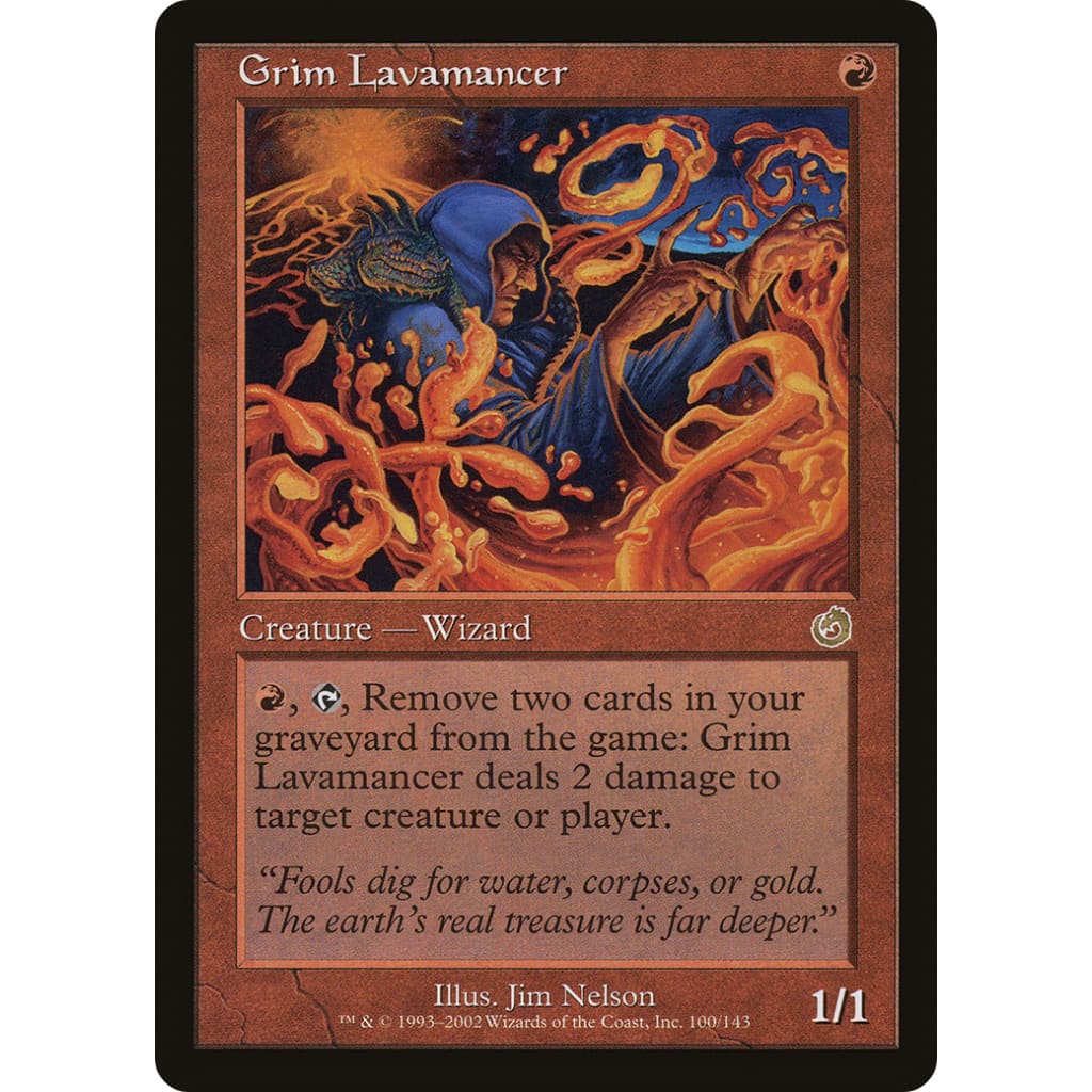 Grim Lavamancer (TOR-100) Foil - Single