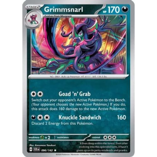 Grimmsnarl (96) Rare Classic Holofoil - Single