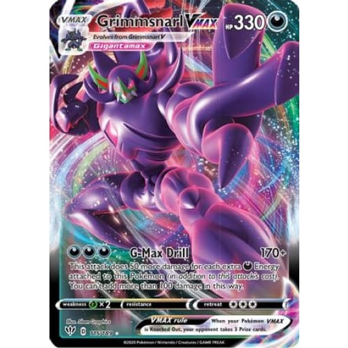 Grimmsnarl VMAX (115/189) Holo Rare Holofoil - Single