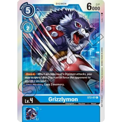 Grizzlymon - ST2-07 (Event Pack 1) (ST2-07 C) Promo Foil