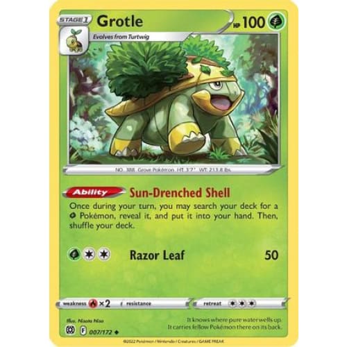 Grotle (007/172) Uncommon Reverse Holofoil - Single