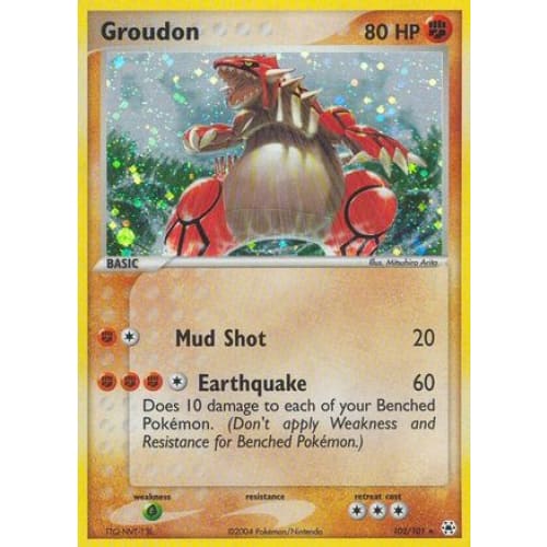 Groudon (102/101) Secret Rare Holofoil - Single