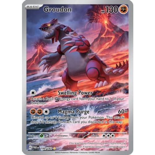 Groudon - 199/182 (199) Illustration Rare Holofoil - Single
