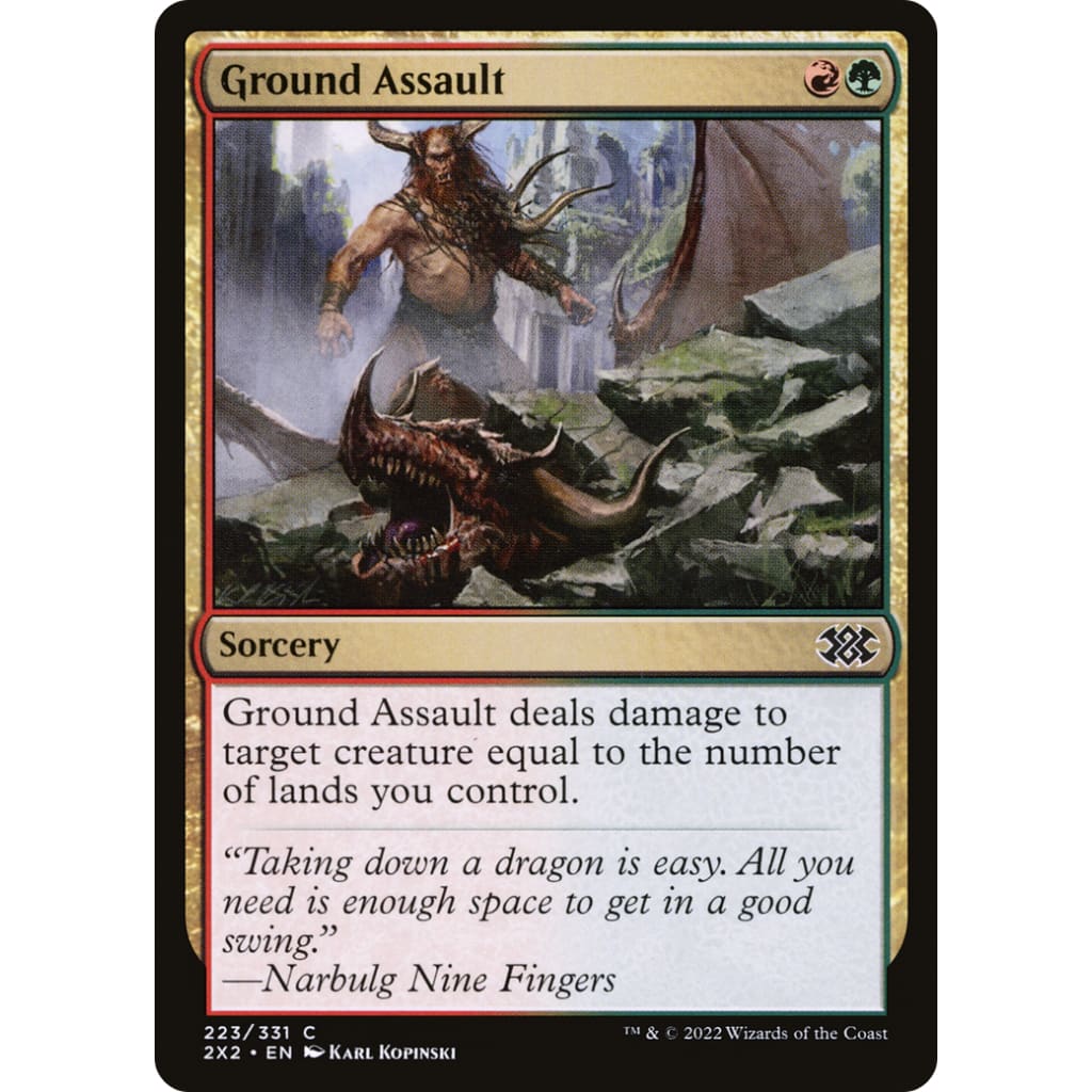 Ground Assault (2X2-223) - Single