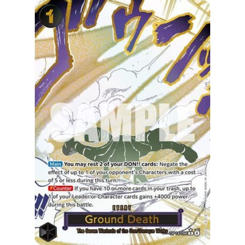 Ground Death (Alternate Art) OP14-096 R The Azure Sea’s
