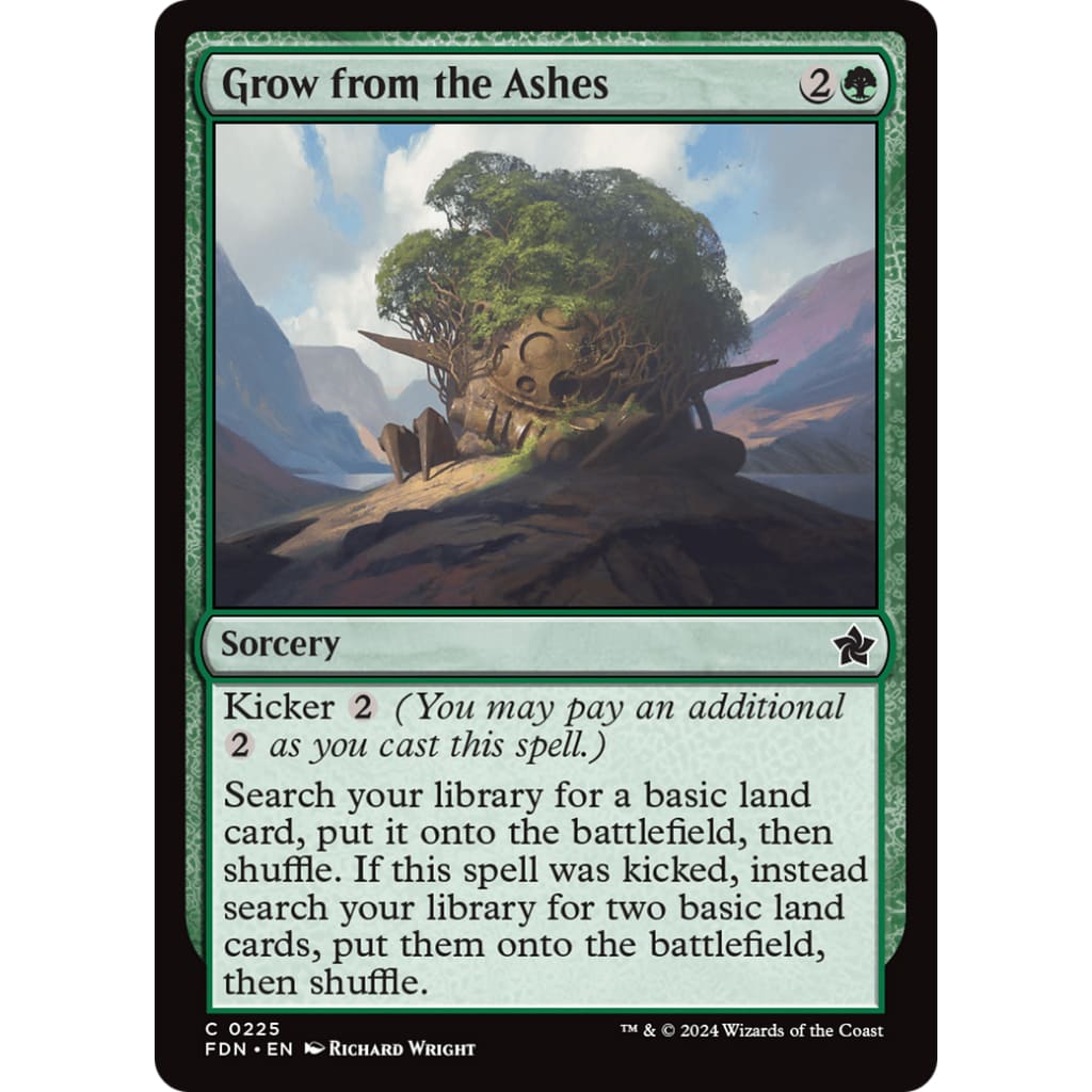 Grow from the Ashes (FDN-225) Foil - Single