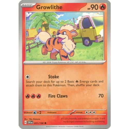 Growlithe - 031/198 (31) Common - Single