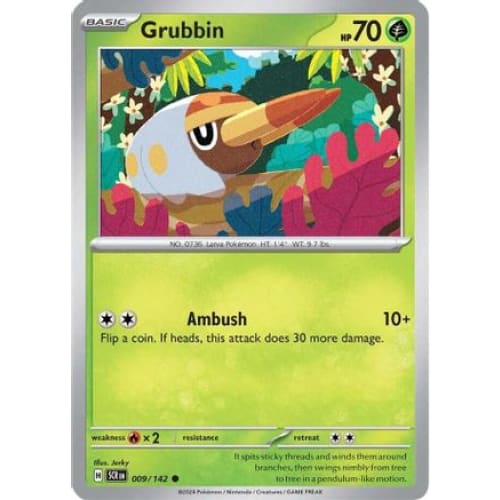 Grubbin (9) Common Reverse Holofoil - Single