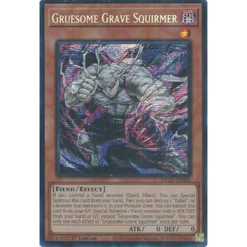 Gruesome Grave Squirmer - MP25-EN065 Prismatic Secret Rare