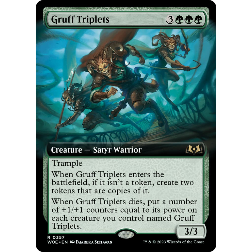 Gruff Triplets (WOE-357): (Extended Art) - Single