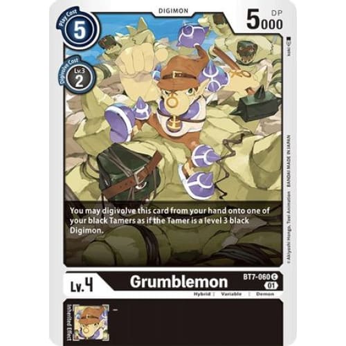 Grumblemon - BT7-060 - Common - Single