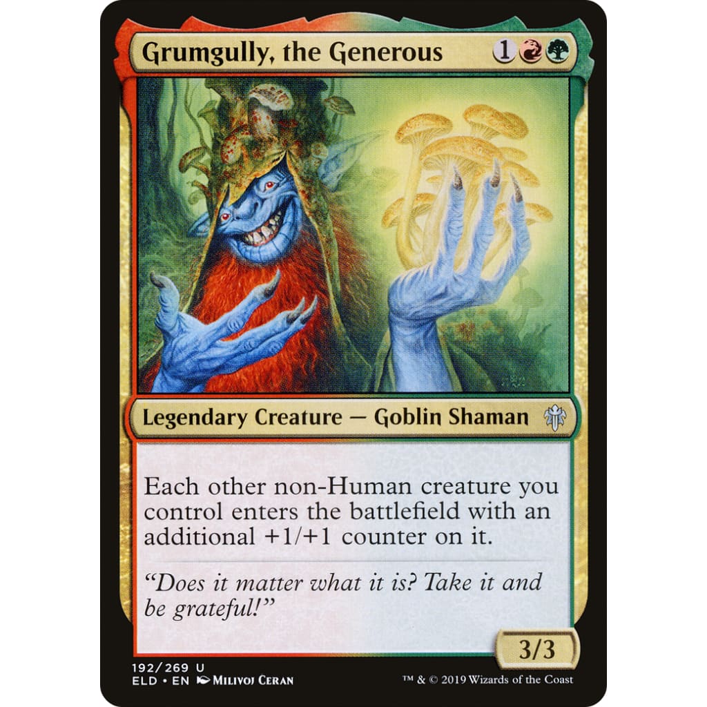 Grumgully the Generous (ELD-192) Foil - Single