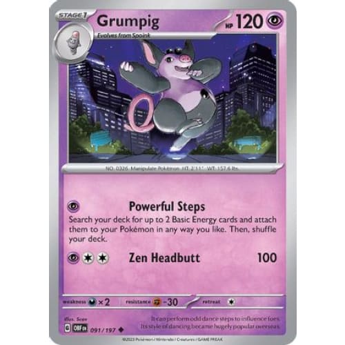 Grumpig (091/197) Uncommon - Single