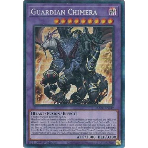 Guardian Chimera (CR) - MAZE-EN049 Collector’s Rare 1st