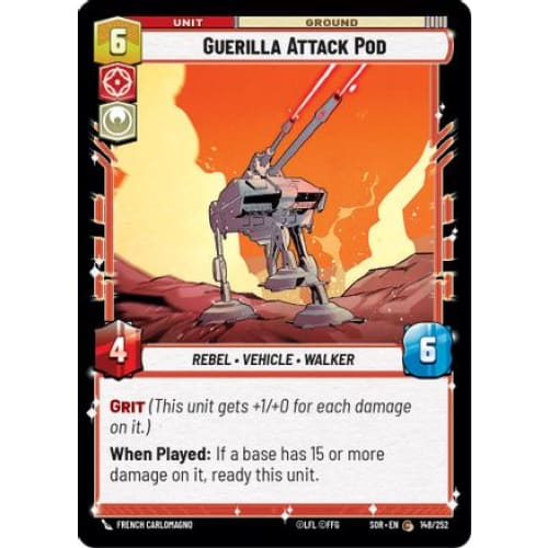 Guerilla Attack Pod (148/252) - Spark of Rebellion - Single