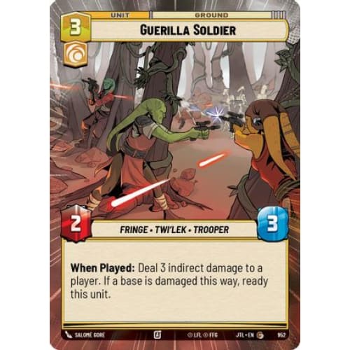 Guerilla Soldier (Hyperspace Foil) (952) Foil - Single