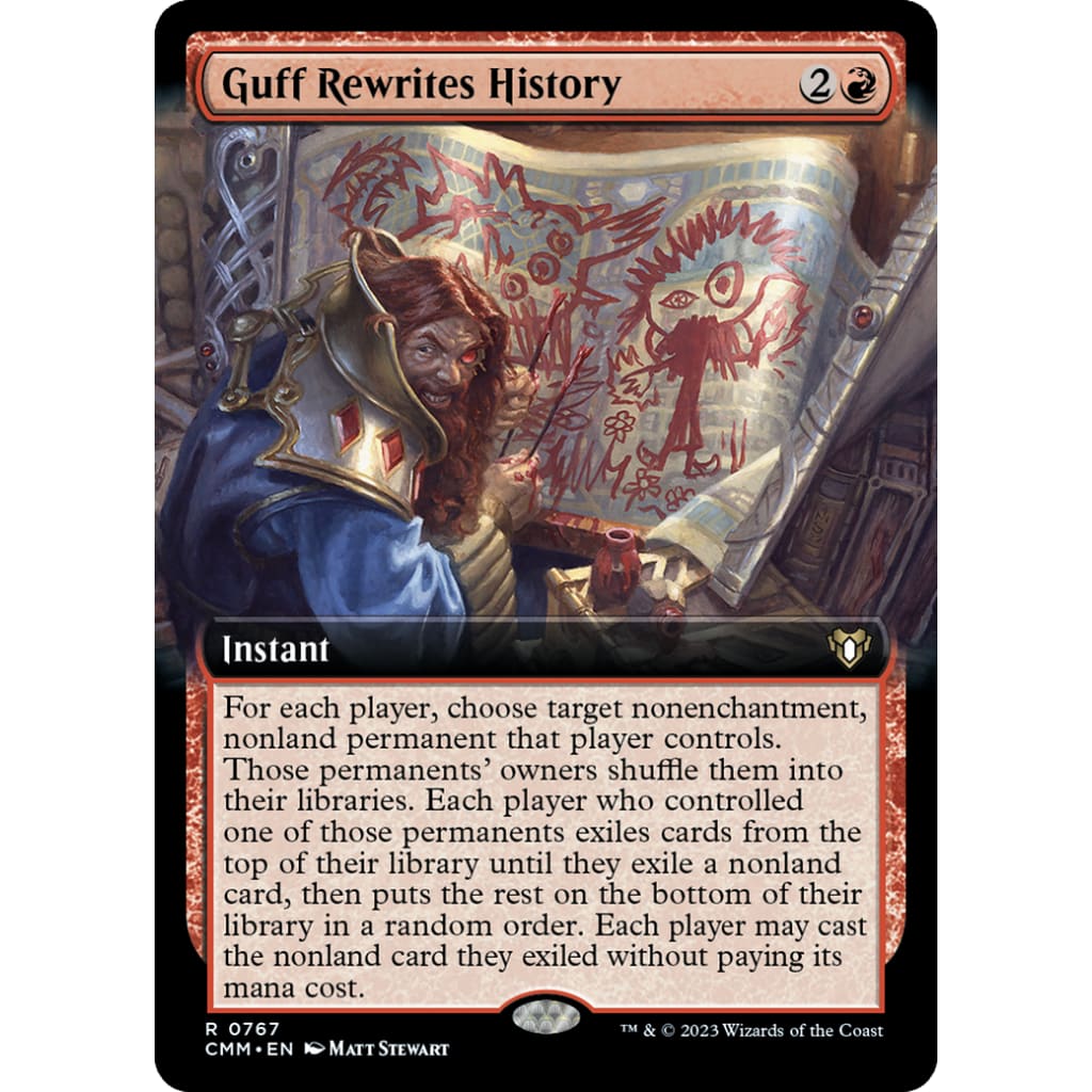 Guff Rewrites History (CMM-767): (Extended Art) - Single