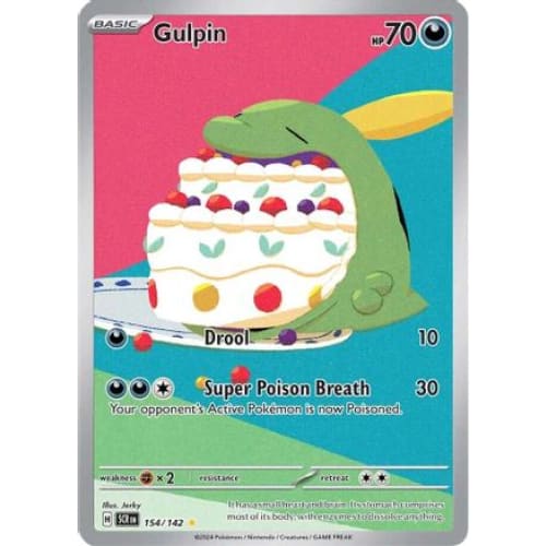 Gulpin (154) Illustration Rare Holofoil - Single