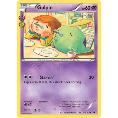 Gulpin (RC12) Common - Single