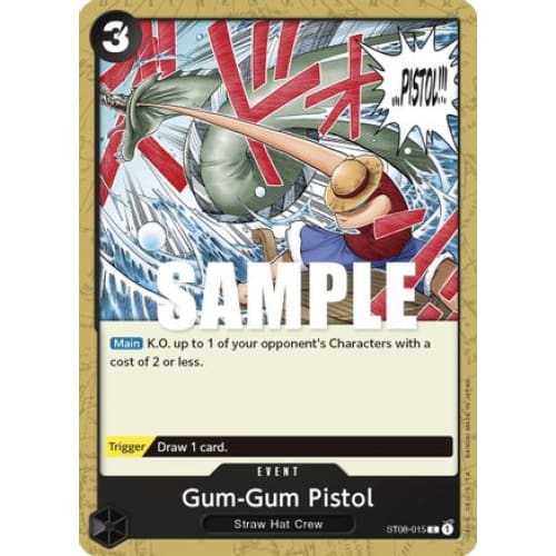 Gum-Gum Pistol ST08-015 C Starter Deck 8: Monkey.D.Luffy