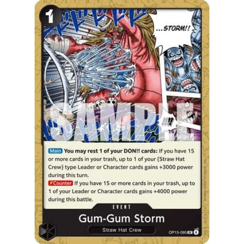 Gum-Gum Storm OP15-095 UC Adventure on Kami’s Island