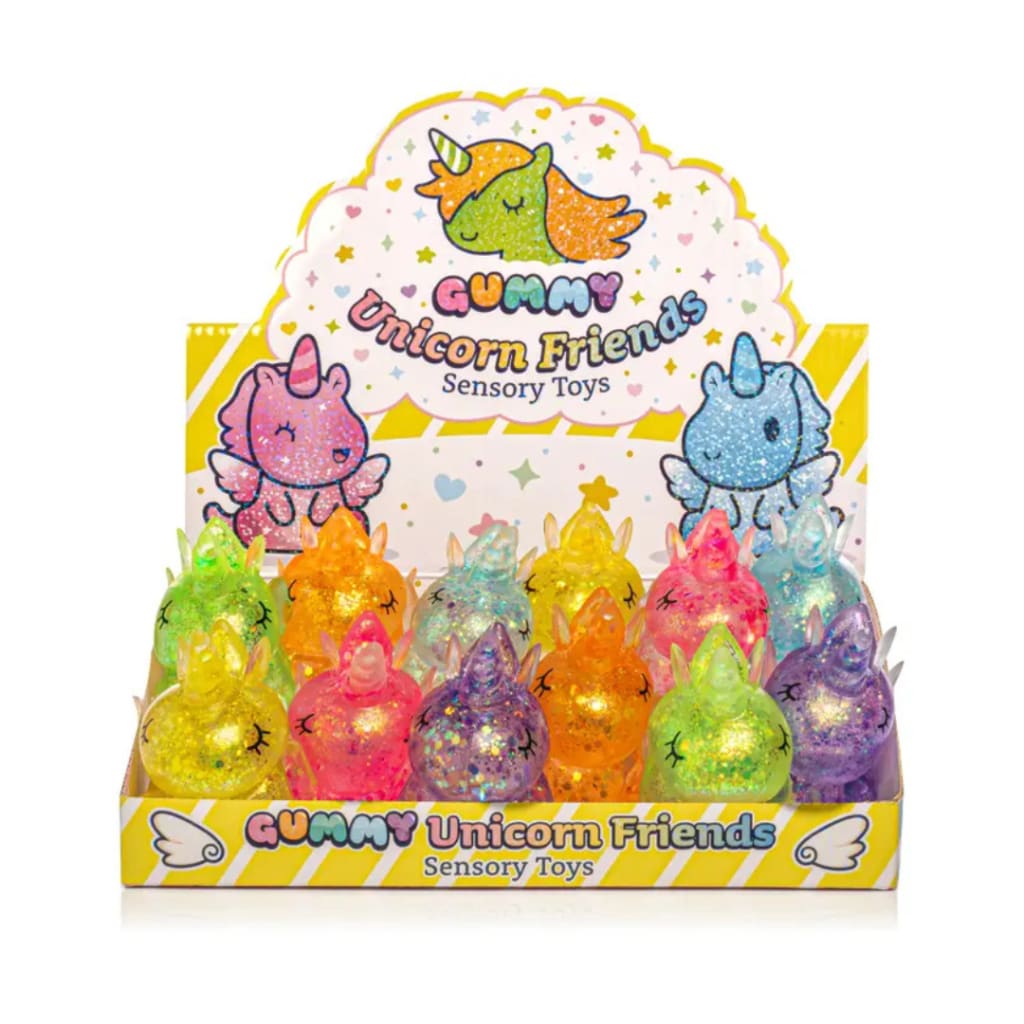Gummy Unicorn Friends Sensory Squishy Toy