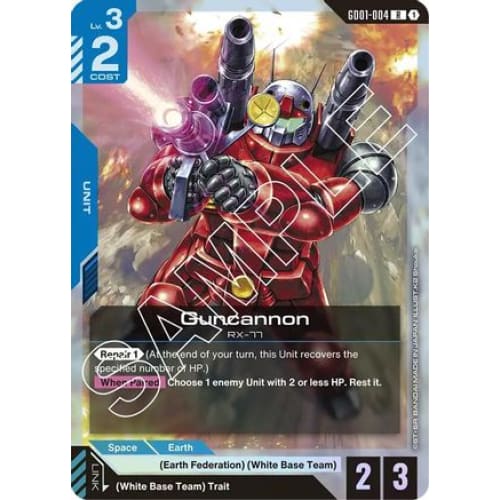Guncannon (GD01-004) - Newtype Rising Holofoil - Single