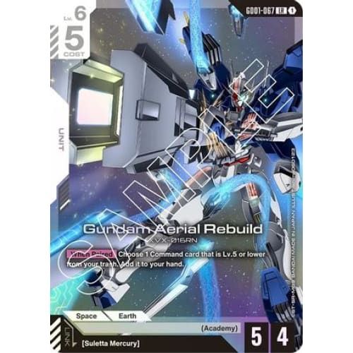 Gundam Aerial Rebuild (GD01-067) - Newtype Rising Holofoil