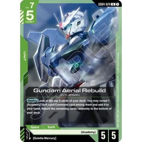 Gundam Aerial Rebuild (GD04-024) - Phantom Aria - Single