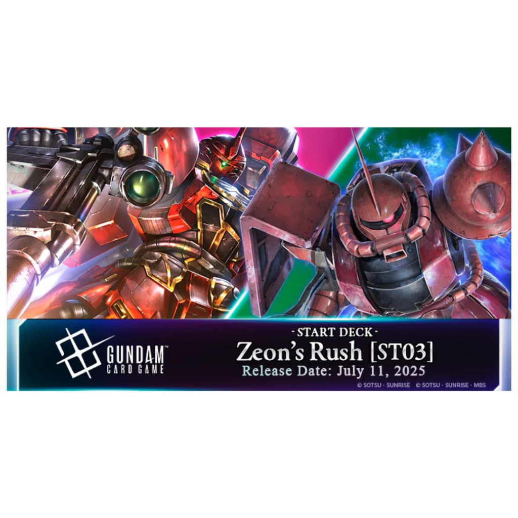 Gundam Card Game - Starter Deck - ST-03 - Zeon’s Rush