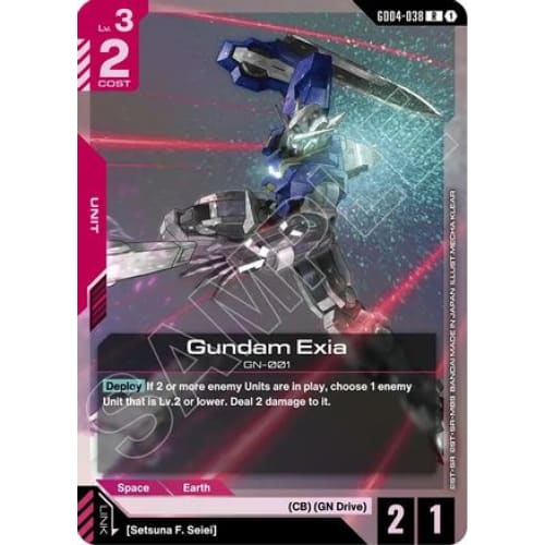 Gundam Exia (GD04-038) - Phantom Aria Holofoil - Single