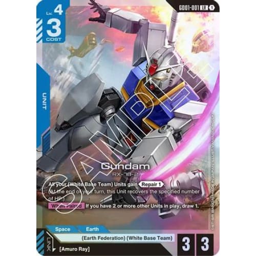 Gundam (GD01-001) - Newtype Rising Holofoil - Single